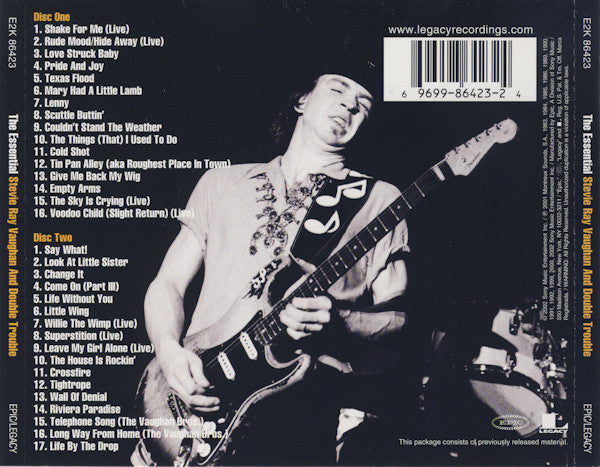 Stevie Ray Vaughan And Double Trouble* : The Essential Stevie Ray Vaughan And Double Trouble (2xCD, Comp, Ltd, RM)