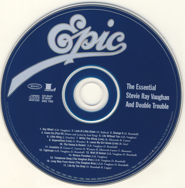 Stevie Ray Vaughan And Double Trouble* : The Essential Stevie Ray Vaughan And Double Trouble (2xCD, Comp, Ltd, RM)
