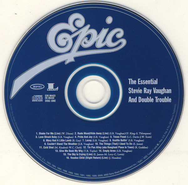 Stevie Ray Vaughan And Double Trouble* : The Essential Stevie Ray Vaughan And Double Trouble (2xCD, Comp, Ltd, RM)