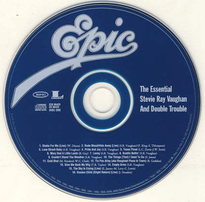 Stevie Ray Vaughan And Double Trouble* : The Essential Stevie Ray Vaughan And Double Trouble (2xCD, Comp, Ltd, RM)