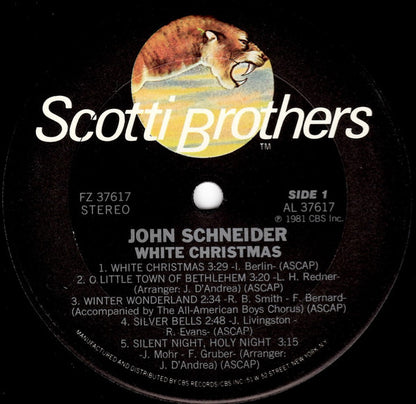 John Schneider : White Christmas (LP, Album)