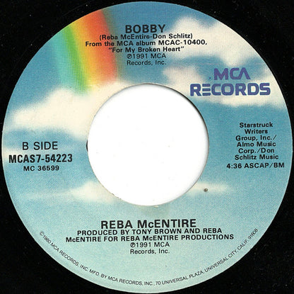 Reba McEntire : For My Broken Heart (7", Single)