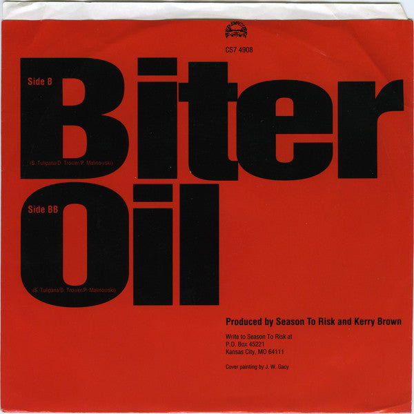 Season To Risk : Biter / Oil (7", Single)