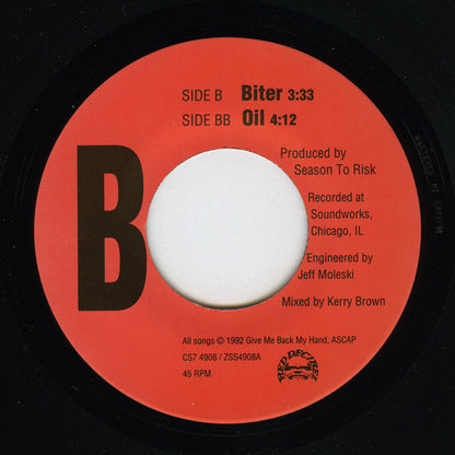 Season To Risk : Biter / Oil (7", Single)