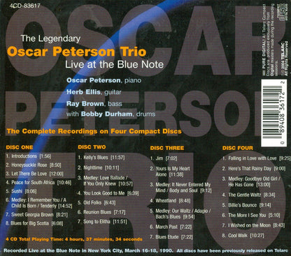 The Oscar Peterson Trio : Live At The Blue Note (The Complete Recordings - March 16-18, 1990) (4xCD, Album, RE + Box, Comp)