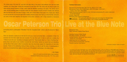 The Oscar Peterson Trio : Live At The Blue Note (The Complete Recordings - March 16-18, 1990) (4xCD, Album, RE + Box, Comp)