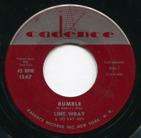 Link Wray & His Ray Men* : Rumble / The Swag (7", Single, Roc)