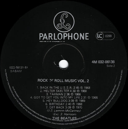 The Beatles : Rock 'N' Roll Music Vol 2 (LP, Comp)