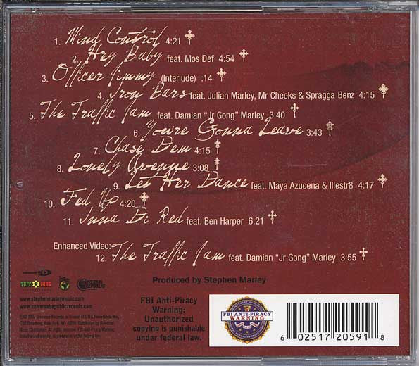 Stephen Marley : Mind Control (CD, Album, Enh)