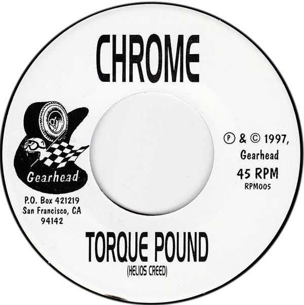 Chrome (8) / Man Or Astroman?* : Torque Pound / 400,000.37 Miles (Breaking The Sanity Barrier) (7")