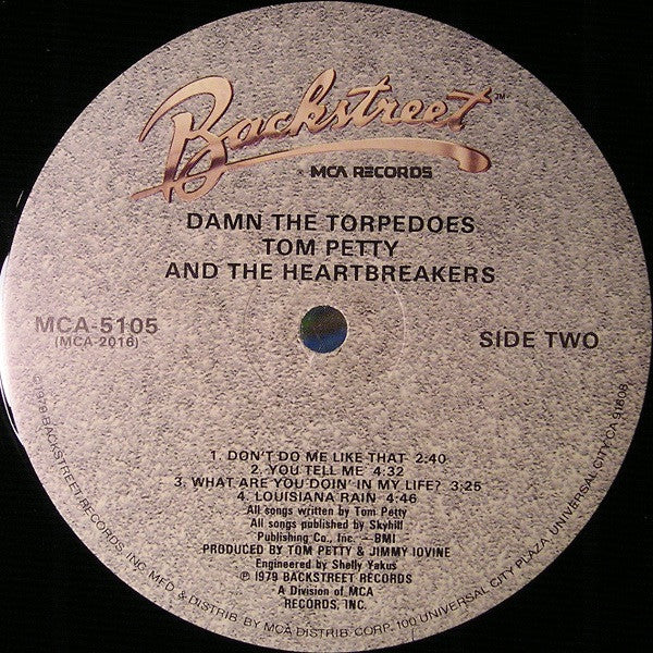 Tom Petty And The Heartbreakers : Damn The Torpedoes (LP, Album, Glo)