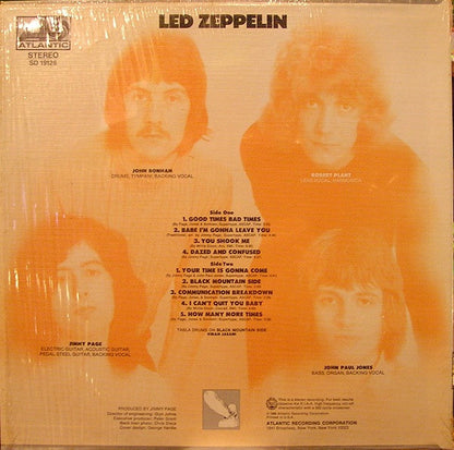 Led Zeppelin : Led Zeppelin (LP, Album, RE, PR)