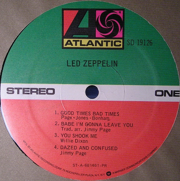 Led Zeppelin : Led Zeppelin (LP, Album, RE, PR)