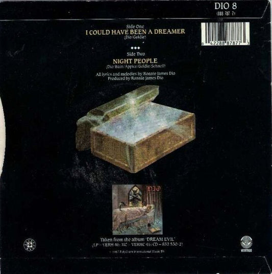 Dio (2) : I Could Have Been A Dreamer (7", Single)