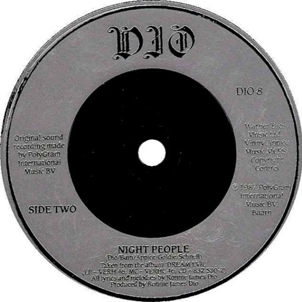 Dio (2) : I Could Have Been A Dreamer (7", Single)