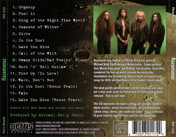 Razamanaz : Razamanaz (CD, Comp)
