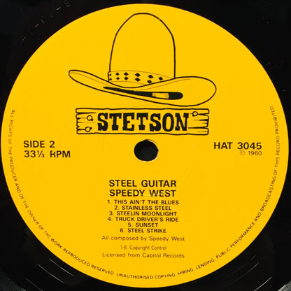 Speedy West : Steel Guitar (LP, Album, Mono, RE)