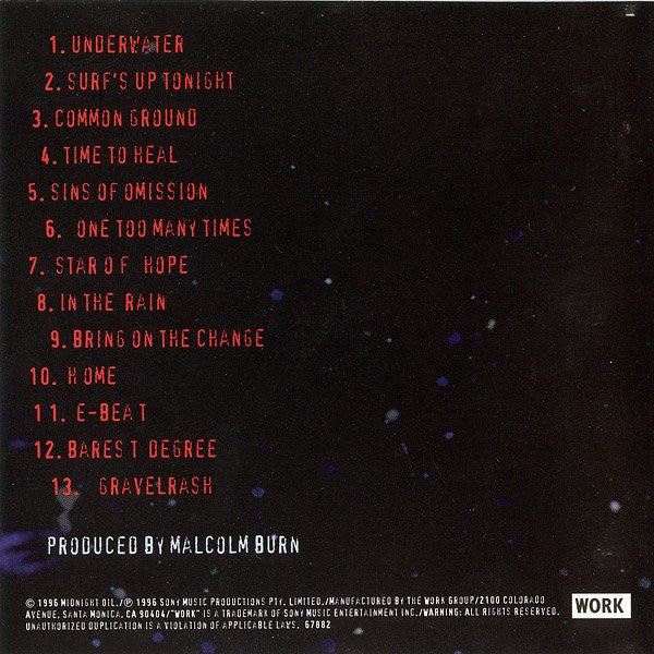 Midnight Oil : Breathe (CD, Album)