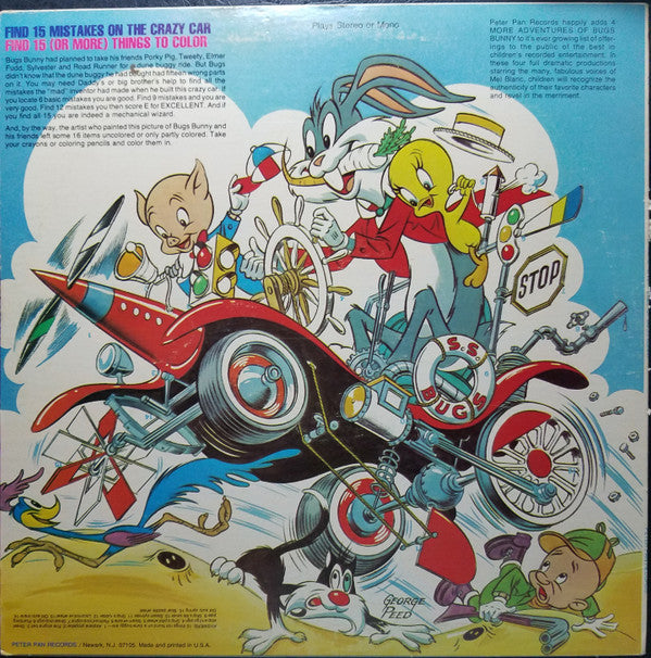 Bugs Bunny Starring The Voices Of Mel Blanc : 4 More Adventures of Bugs Bunny (LP)