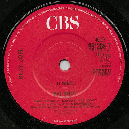 Billy Joel : Back In The U.S.S.R. (7", Single)