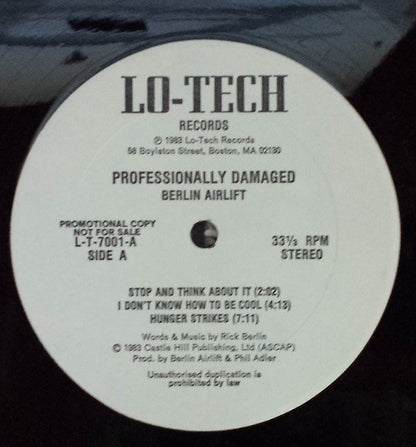 Berlin Airlift : Professionally Damaged (12", EP, Promo)