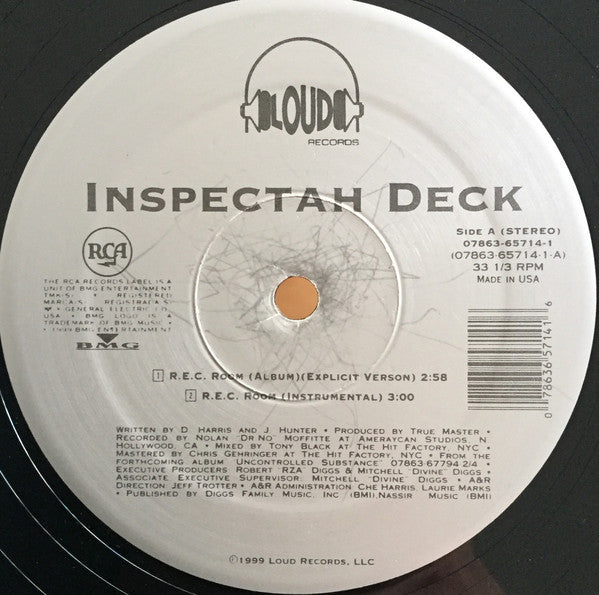 Inspectah Deck : R.E.C. Room (12", Single)