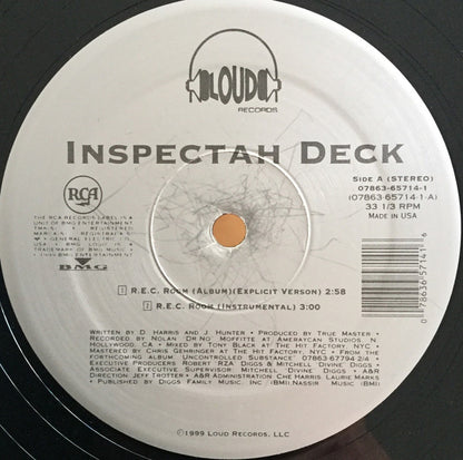 Inspectah Deck : R.E.C. Room (12", Single)