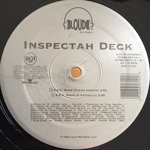 Inspectah Deck : R.E.C. Room (12", Single)