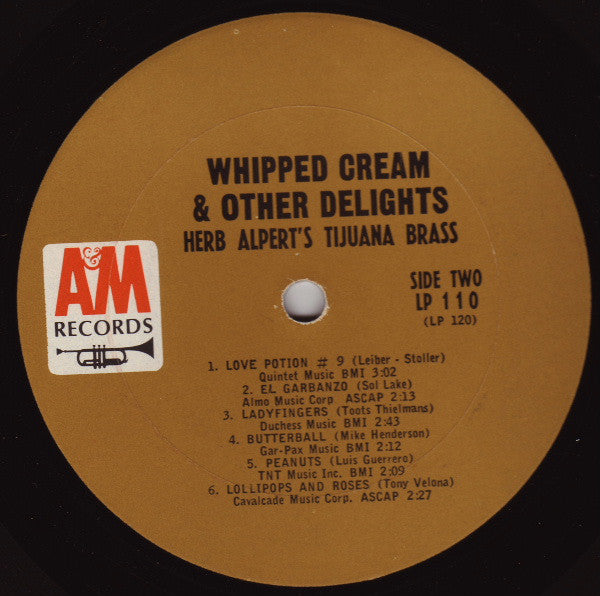 Herb Alpert's Tijuana Brass* : Whipped Cream & Other Delights (LP, Album, Mono, Pit)