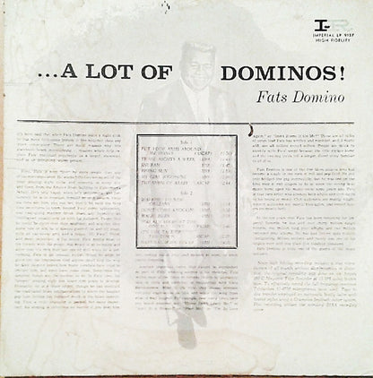 Fats Domino : ...A Lot Of Dominos ! (LP, Album, Mono)
