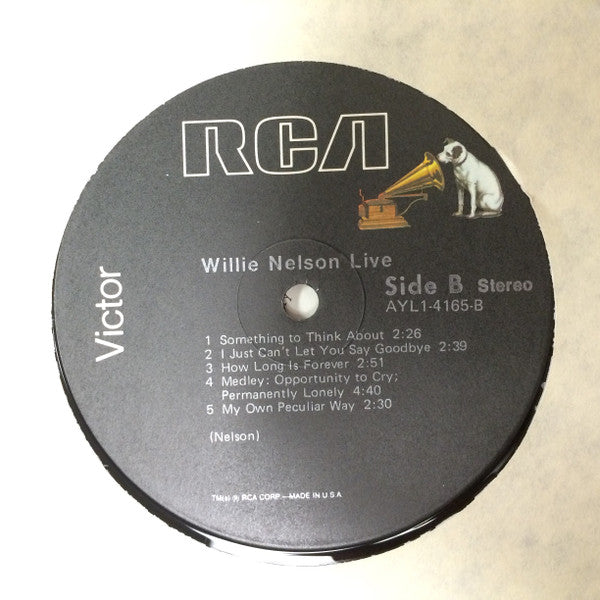 Willie Nelson : I Gotta Get Drunk-Live (LP, Album, Comp, RE)