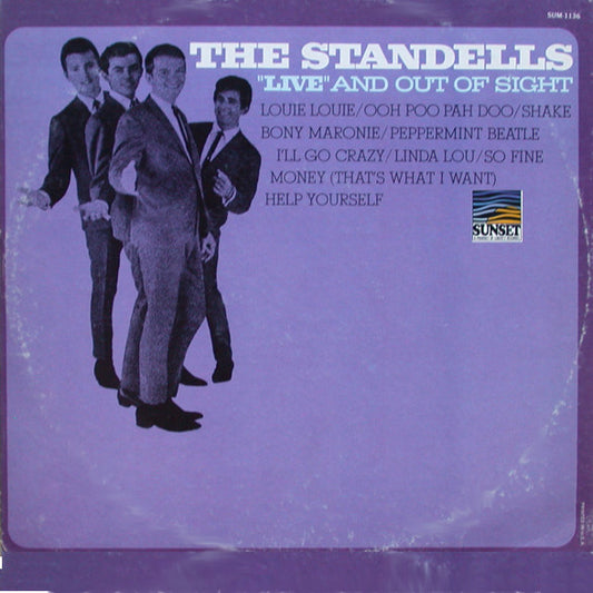 The Standells : "Live" And Out Of Sight (LP, Album, Mono)
