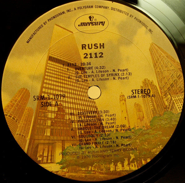 Rush : 2112 (LP, Album, RP)
