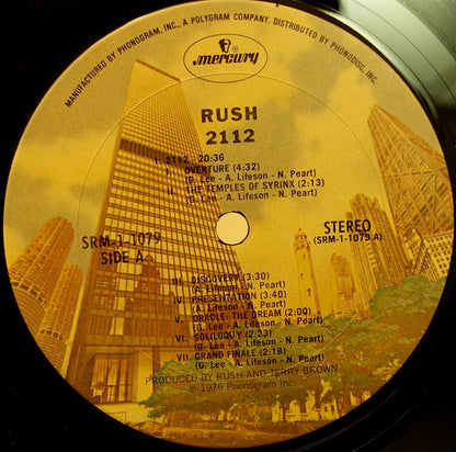 Rush : 2112 (LP, Album, RP)