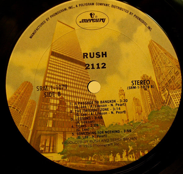 Rush : 2112 (LP, Album, RP)