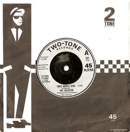 The Selecter : Three Minute Hero  (7", Single, Inj)
