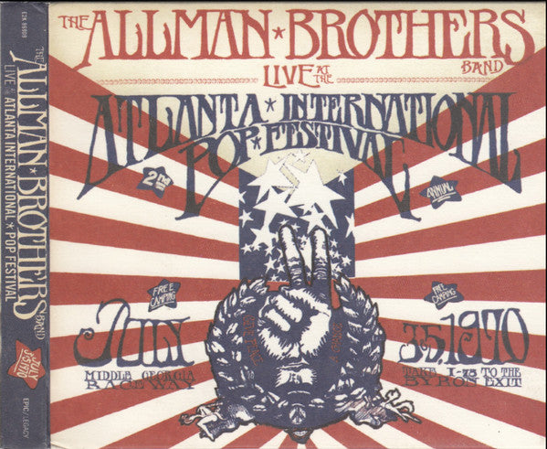 The Allman Brothers Band : Live At The Atlanta International Pop Festival July 3 & 5, 1970 (2xCD, Album)