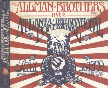 The Allman Brothers Band : Live At The Atlanta International Pop Festival July 3 & 5, 1970 (2xCD, Album)