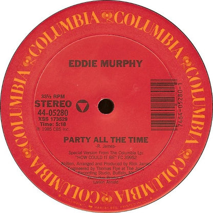 Eddie Murphy : Party All The Time (12", Single, Pit)