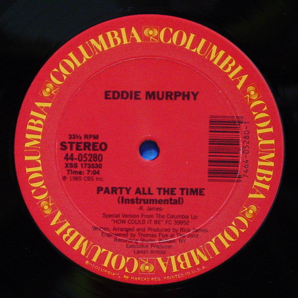 Eddie Murphy : Party All The Time (12", Single, Pit)