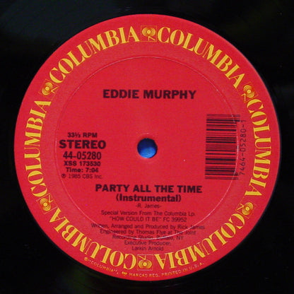 Eddie Murphy : Party All The Time (12", Single, Pit)