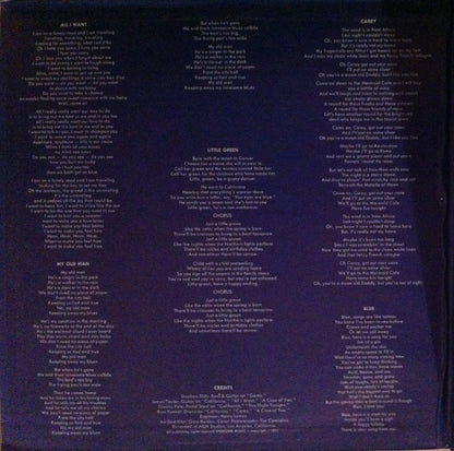 Joni Mitchell : Blue (LP, Album, Pit)