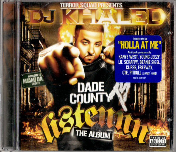 Terror Squad Presents DJ Khaled : Listennn - The Album (CD, Album)