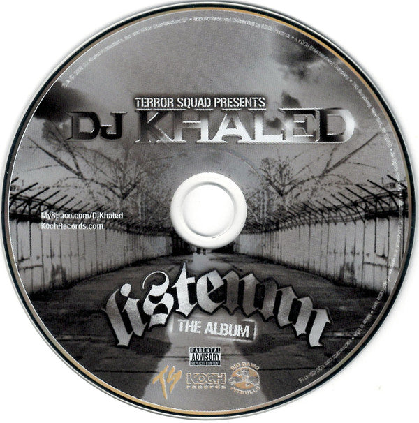 Terror Squad Presents DJ Khaled : Listennn - The Album (CD, Album)