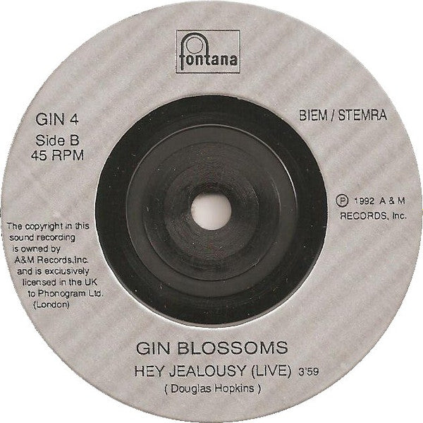 Gin Blossoms : Found Out About You (7", Ltd, Num)