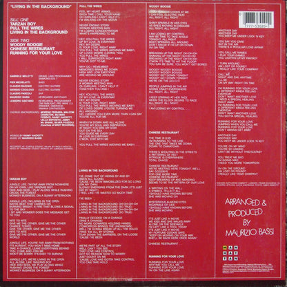 Baltimora : Living In The Background (LP, Album)