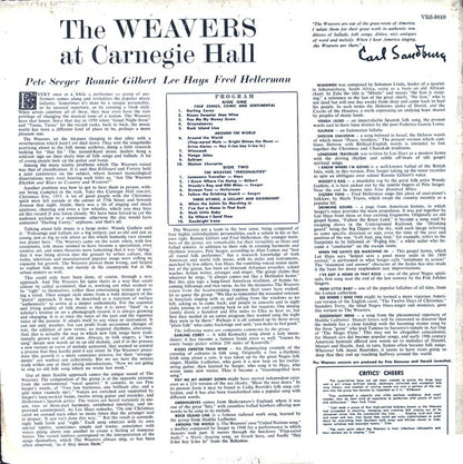 The Weavers : The Weavers At Carnegie Hall (LP, Mono, VQC)