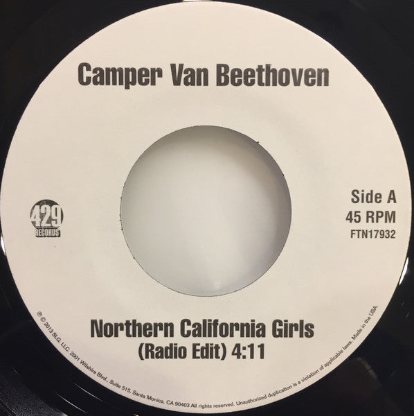 Camper Van Beethoven : Northern California Girls (Radio Edit) (7", Promo)