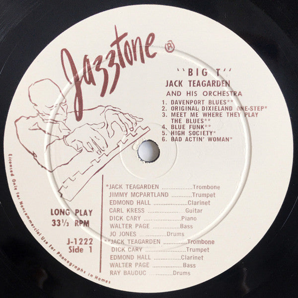 Jack Teagarden And His Orchestra : Big T (LP, Album)