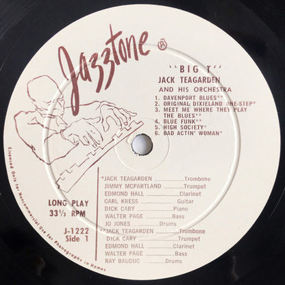 Jack Teagarden And His Orchestra : Big T (LP, Album)
